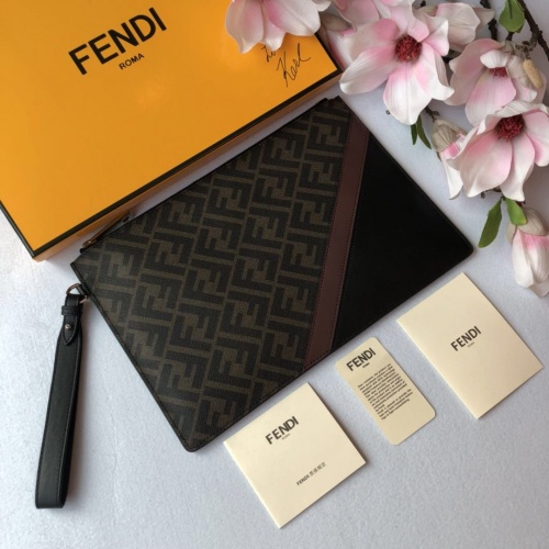 Fendi AAA Man Wallets #855748 $72.00 USD, Wholesale Replica Fendi AAA Man Wallets