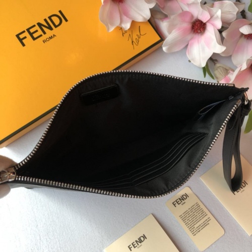 Replica Fendi AAA Man Wallets #855748 $72.00 USD for Wholesale