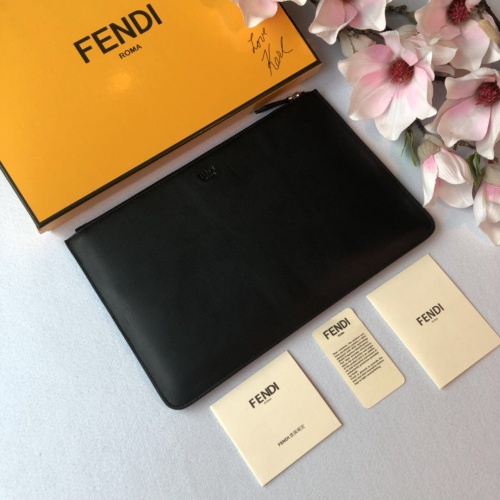 Replica Fendi AAA Man Wallets #855749 $85.00 USD for Wholesale