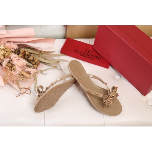 Replica Valentino Slippers For Women #860841 $42.00 USD for Wholesale