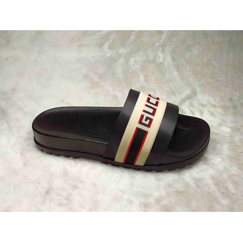 Replica Gucci Slippers For Men #861235 $40.00 USD for Wholesale