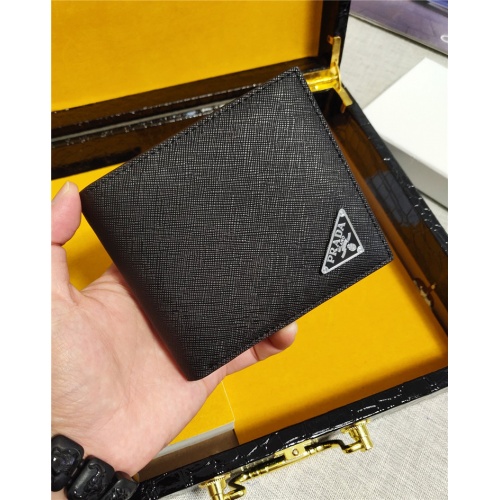 Prada AAA Man Wallets #863276 $39.00 USD, Wholesale Replica Prada AAA Man Wallets