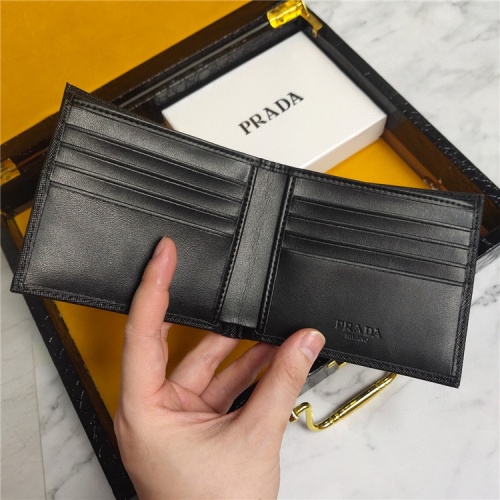 Replica Prada AAA Man Wallets #863277 $39.00 USD for Wholesale