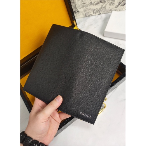 Replica Prada AAA Man Wallets #863279 $41.00 USD for Wholesale