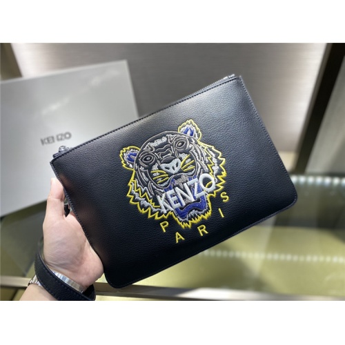 Kenzo AAA Man Wallets #863283 $54.00 USD, Wholesale Replica Kenzo AAA Man Wallets