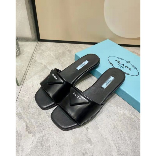 Prada Slippers For Women #864021 $81.00 USD, Wholesale Replica Prada Slippers