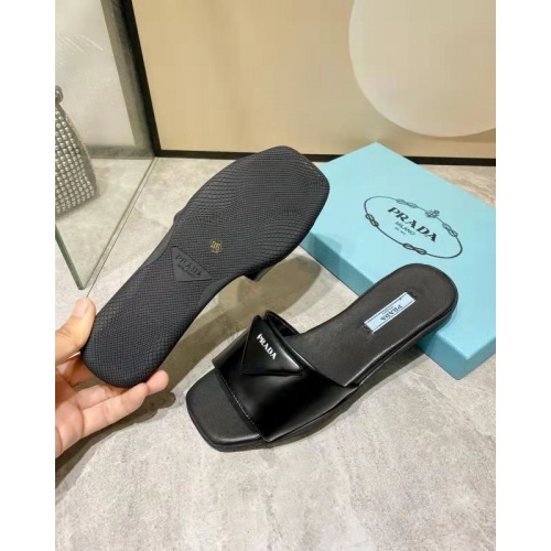 Replica Prada Slippers For Women #864021 $81.00 USD for Wholesale