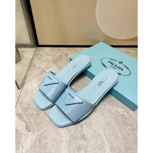 Prada Slippers For Women #864025 $81.00 USD, Wholesale Replica Prada Slippers