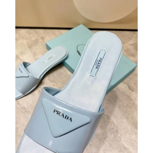 Replica Prada Slippers For Women #864025 $81.00 USD for Wholesale