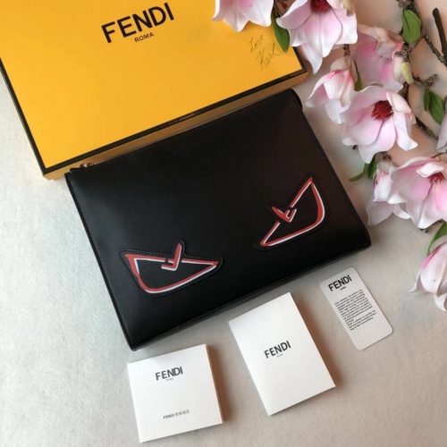 Fendi AAA Man Wallets #864046 $98.00 USD, Wholesale Replica Fendi AAA Man Wallets