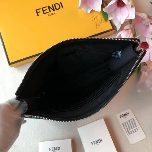 Replica Fendi AAA Man Wallets #864046 $98.00 USD for Wholesale