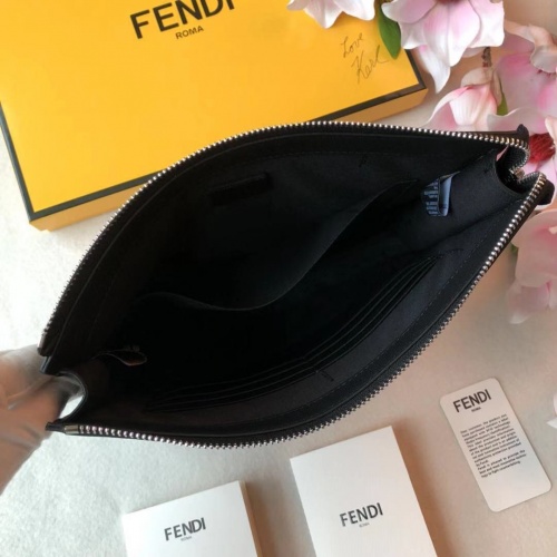 Replica Fendi AAA Man Wallets #864047 $98.00 USD for Wholesale