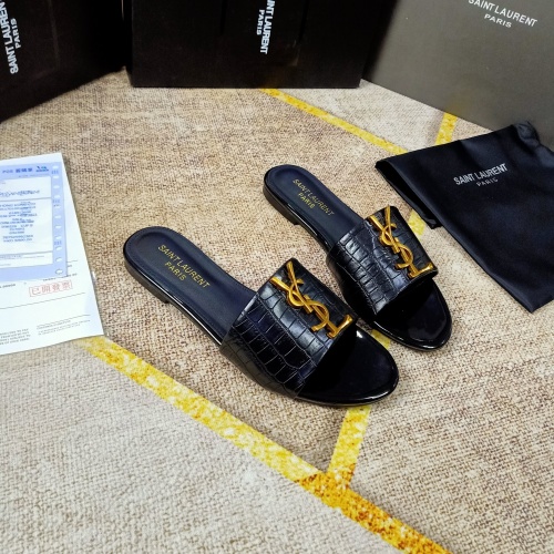 Yves Saint Laurent YSL Slippers For Women #865657 $50.00 USD, Wholesale Replica Yves Saint Laurent YSL Slippers