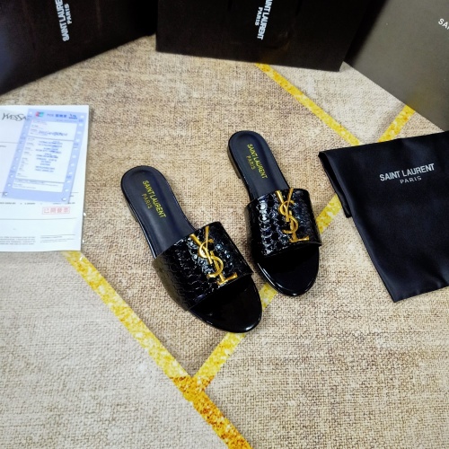 Yves Saint Laurent YSL Slippers For Women #865658 $50.00 USD, Wholesale Replica Yves Saint Laurent YSL Slippers