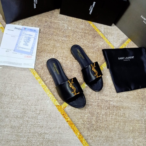 Yves Saint Laurent YSL Slippers For Women #865659 $50.00 USD, Wholesale Replica Yves Saint Laurent YSL Slippers