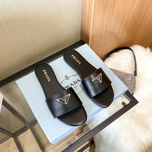 Prada Slippers For Women #865762 $52.00 USD, Wholesale Replica Prada Slippers