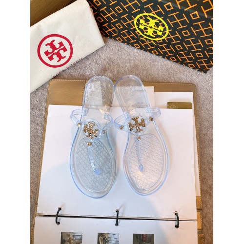 Replica Tory Burch TB Slippers For Women #866278 $36.00 USD for Wholesale