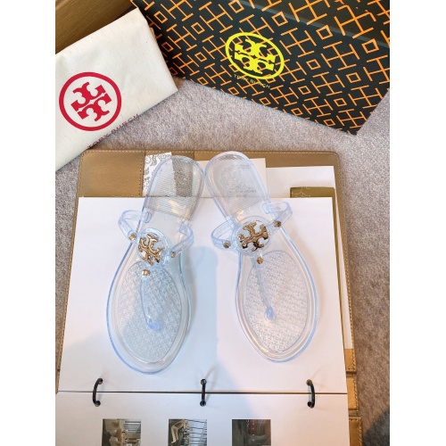 Replica Tory Burch TB Slippers For Women #866278 $36.00 USD for Wholesale