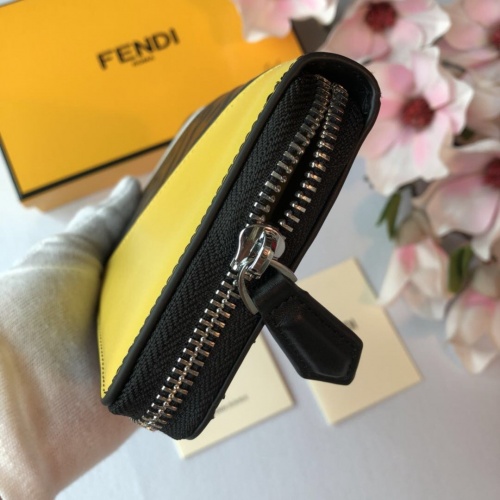 Replica Fendi AAA Man Wallets #866516 $64.00 USD for Wholesale