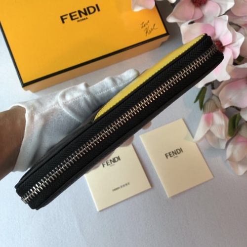 Replica Fendi AAA Man Wallets #866516 $64.00 USD for Wholesale