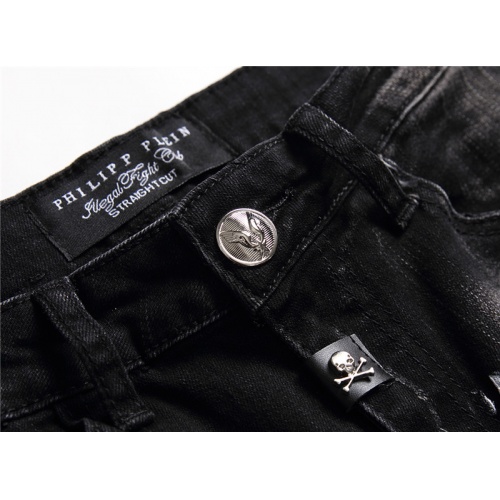 Replica Philipp Plein PP Jeans For Men #867380 $48.00 USD for Wholesale