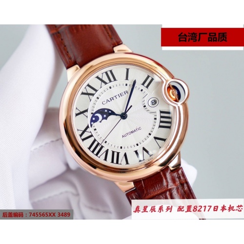 Cartier AAA Quality Watches For Men #869532 $210.00 USD, Wholesale Replica Cartier AAA Quality Watches