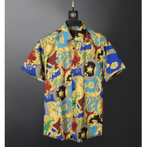 Versace Shirts Short Sleeved For Men #871016 $32.00 USD, Wholesale Replica Versace Shirts