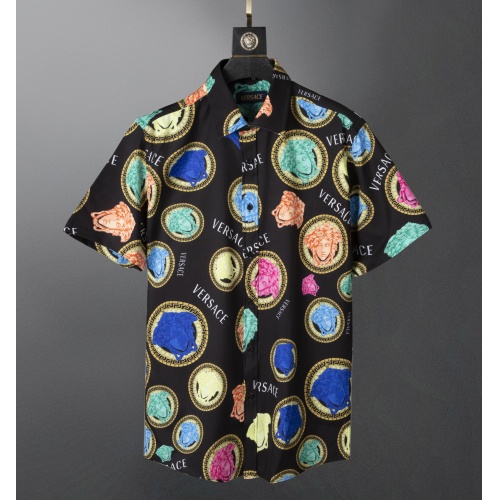 Versace Shirts Short Sleeved For Men #871017 $32.00 USD, Wholesale Replica Versace Shirts