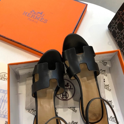 Replica Hermes Sandal For Women #872373 $80.00 USD for Wholesale