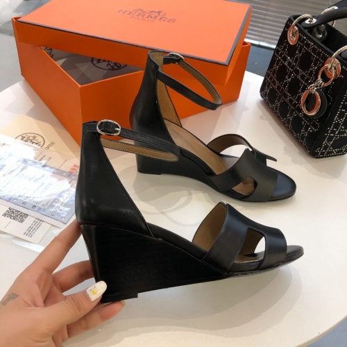 Replica Hermes Sandal For Women #872373 $80.00 USD for Wholesale