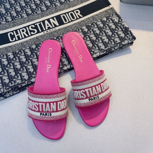 Christian Dior Slippers For Women #873072 $48.00 USD, Wholesale Replica Christian Dior Slippers