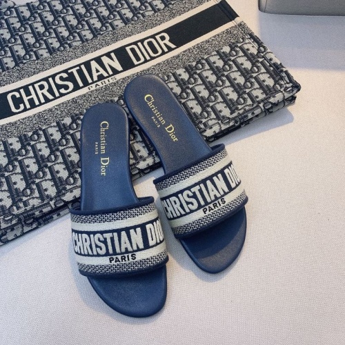 Christian Dior Slippers For Women #873073 $48.00 USD, Wholesale Replica Christian Dior Slippers