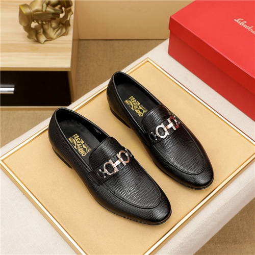 Salvatore Ferragamo Leather Shoes For Men #882584 $80.00 USD, Wholesale Replica Salvatore Ferragamo Leather Shoes