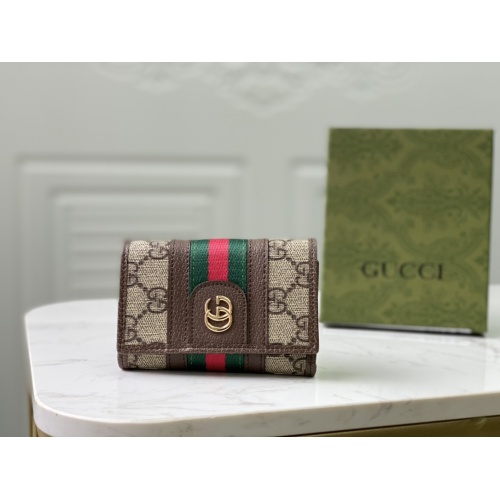 Gucci AAA Quality Wallets #885830 $39.00 USD, Wholesale Replica Gucci AAA Wallets