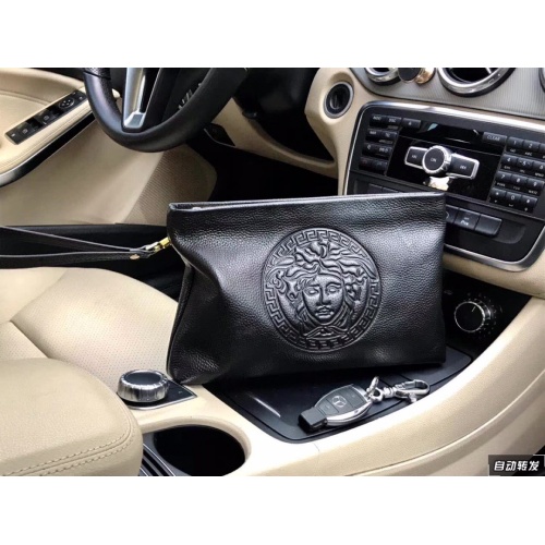 Versace AAA Man Wallets #889224 $54.00 USD, Wholesale Replica Versace AAA Man Wallets