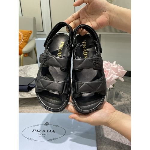 Prada Sandal For Women #889736 $102.00 USD, Wholesale Replica Prada Sandal