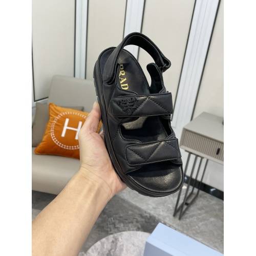 Replica Prada Sandal For Women #889736 $102.00 USD for Wholesale