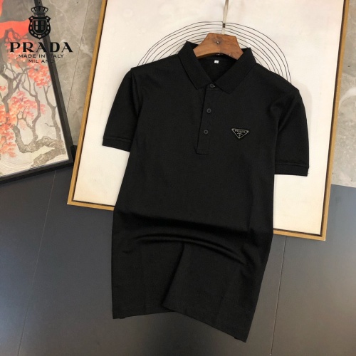 Prada T-Shirts Short Sleeved For Men #891380 $29.00 USD, Wholesale Replica Prada T-Shirts