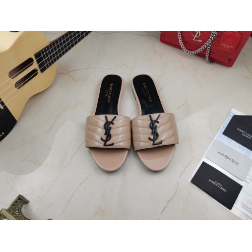 Replica Yves Saint Laurent YSL Slippers For Women #892177 $85.00 USD for Wholesale