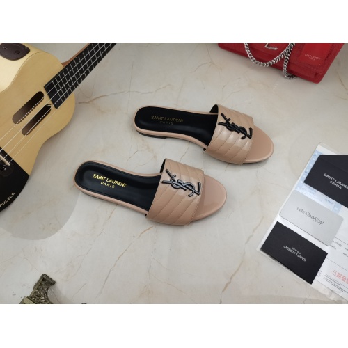 Replica Yves Saint Laurent YSL Slippers For Women #892177 $85.00 USD for Wholesale