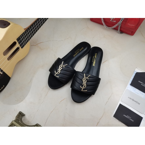 Yves Saint Laurent YSL Slippers For Women #892178 $85.00 USD, Wholesale Replica Yves Saint Laurent YSL Slippers