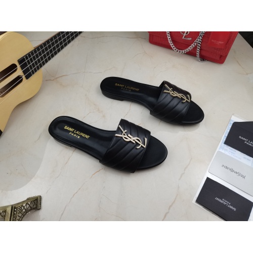 Replica Yves Saint Laurent YSL Slippers For Women #892178 $85.00 USD for Wholesale