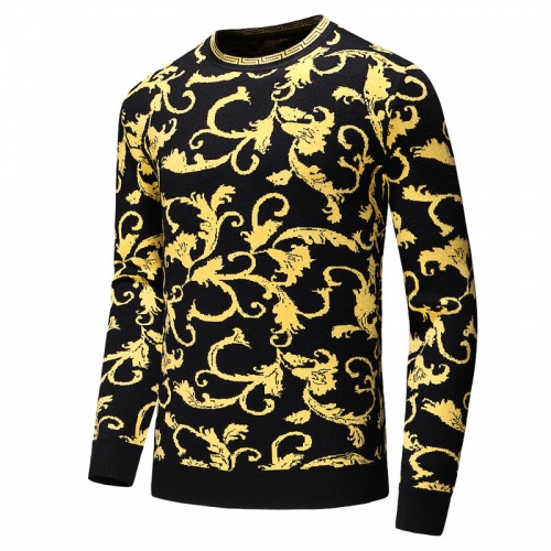 Versace Sweaters Long Sleeved For Men #897348 $43.00 USD, Wholesale Replica Versace Sweaters