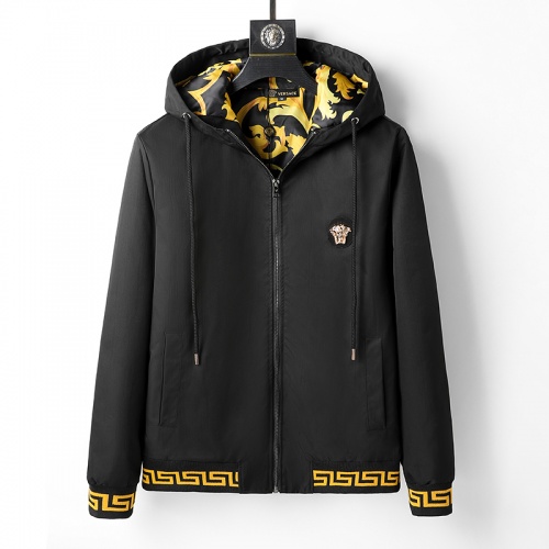 Versace Jackets Long Sleeved For Men #899264 $56.00 USD, Wholesale Replica Versace Jackets