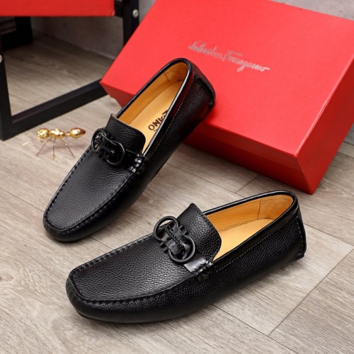 Salvatore Ferragamo Leather Shoes For Men #900098 $72.00 USD, Wholesale Replica Salvatore Ferragamo Leather Shoes