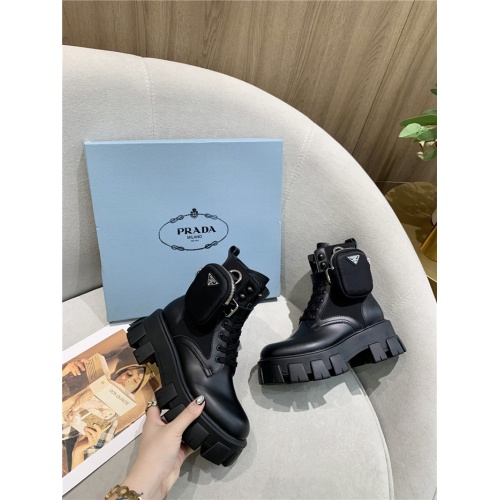 Replica Prada Boots For Women #903275 $122.00 USD for Wholesale