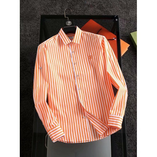 Hermes Shirts Long Sleeved For Men #904804 $40.00 USD, Wholesale Replica Hermes Shirts