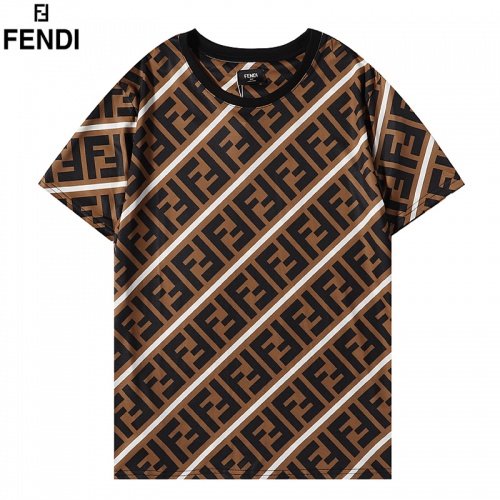 Fendi T-Shirts Short Sleeved For Men #906234 $29.00 USD, Wholesale Replica Fendi T-Shirts