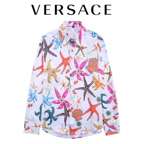 Versace Shirts Long Sleeved For Men #906279 $42.00 USD, Wholesale Replica Versace Shirts