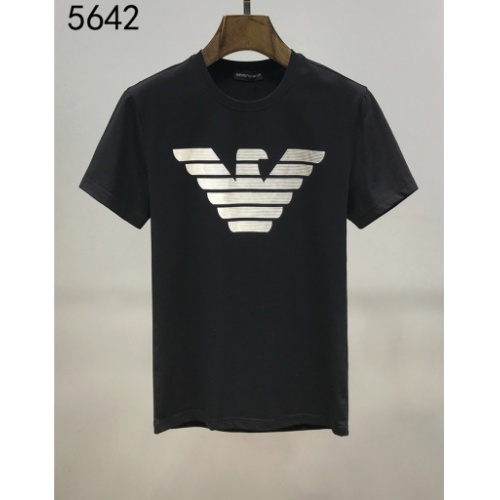 Armani T-Shirts Short Sleeved For Men #907308 $19.00 USD, Wholesale Replica Clearance